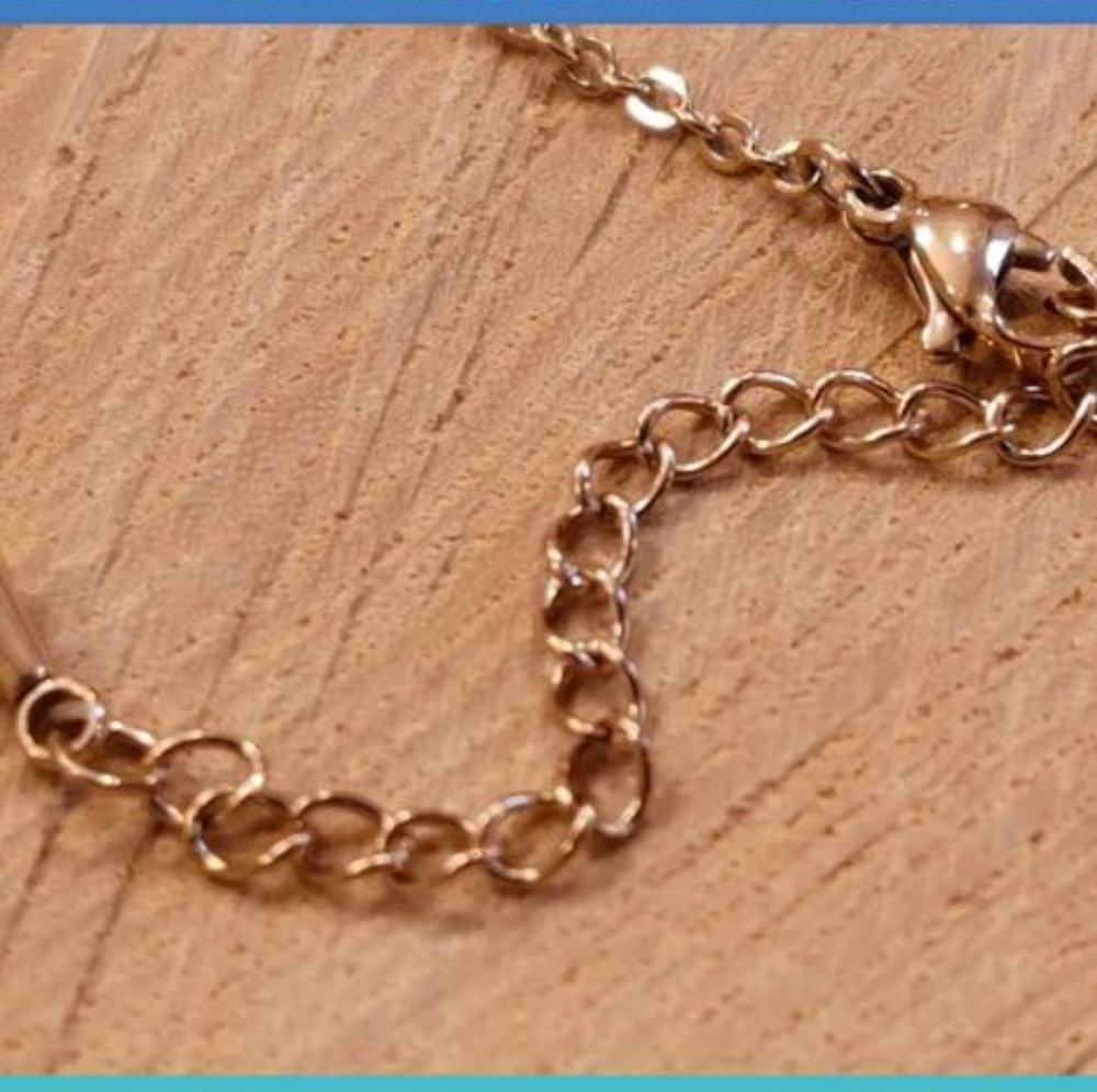 Large Initial Pendant Monogram Oversized Necklace - Picture 7 of 7